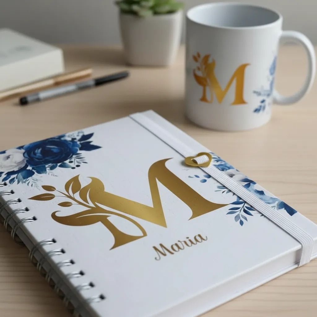 Agenda + Caneca Personalizado Presente Lindo