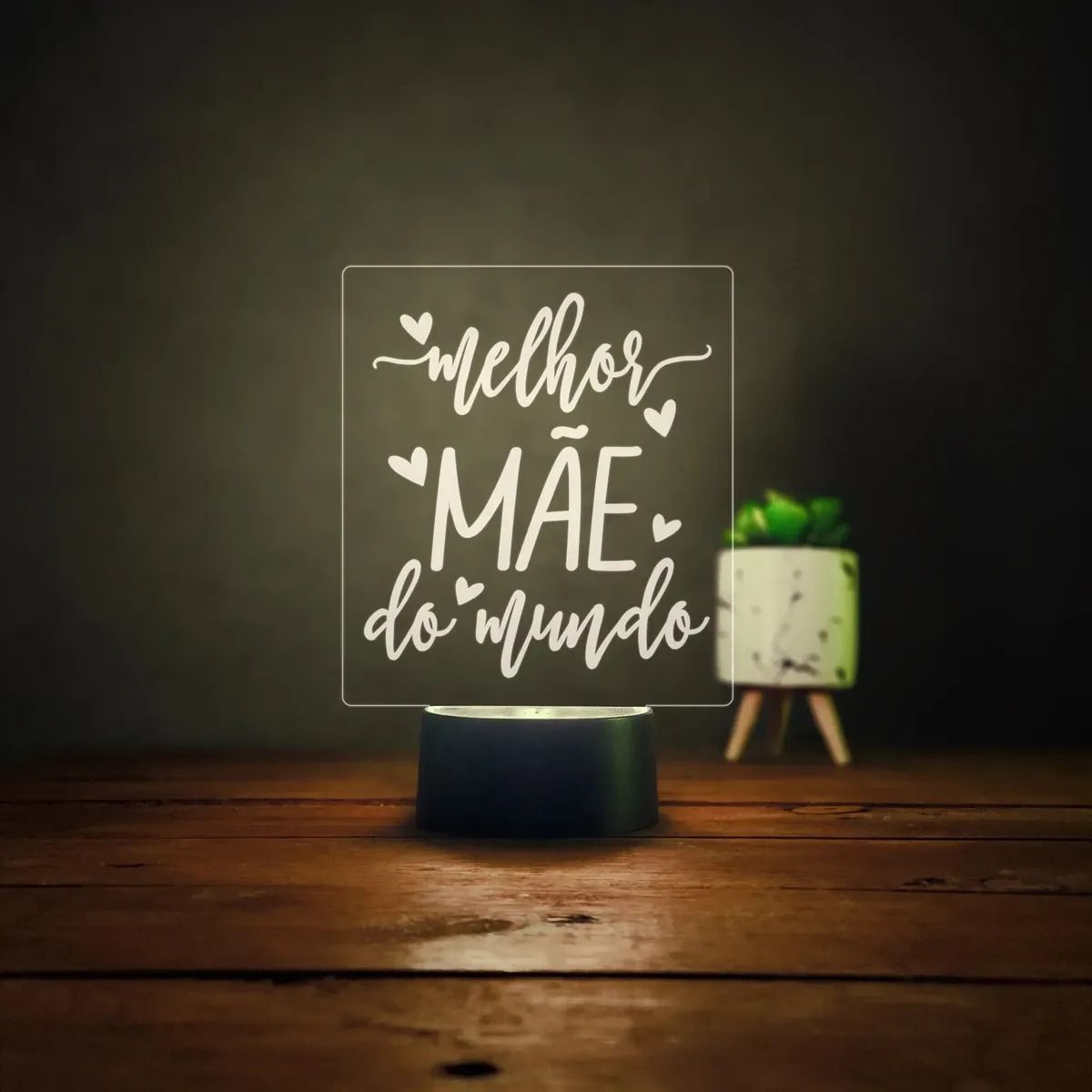 Luminária Abajur Dia Das Mães