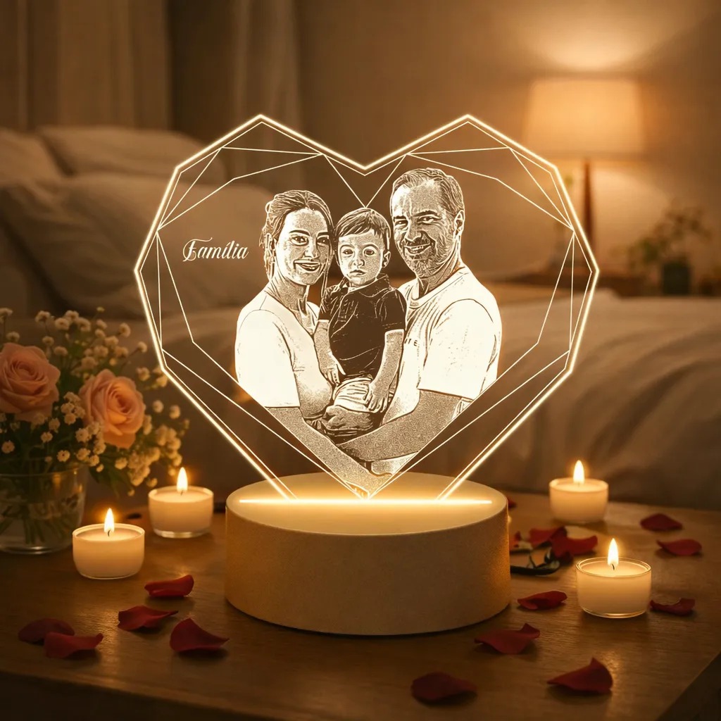 Luminária Abajur Dia Das Mães