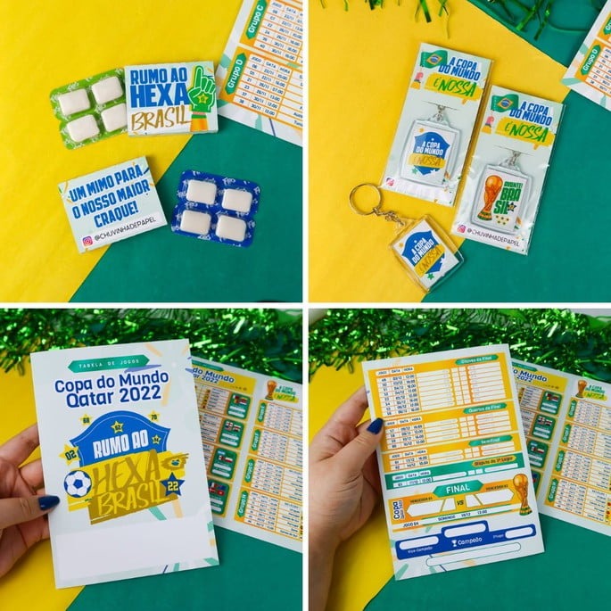 Papelaria para Copa de Mundo