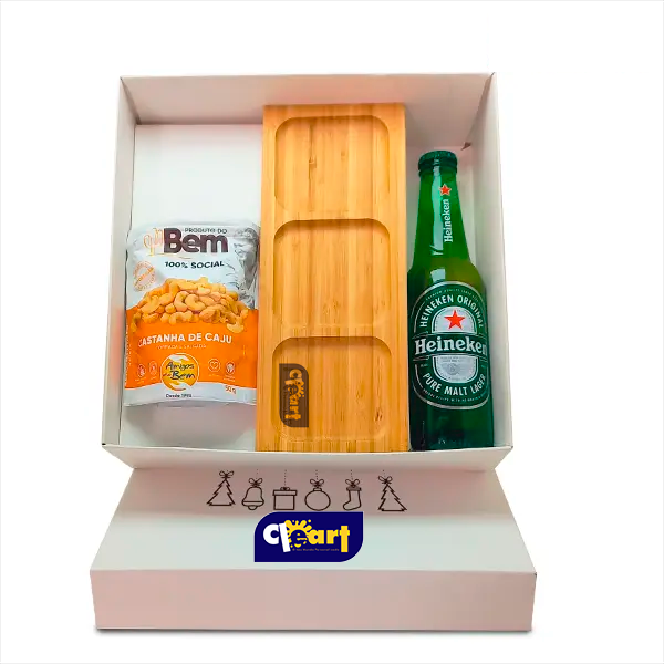 Kit Cerveja e Nuts do Bem com Petisqueira