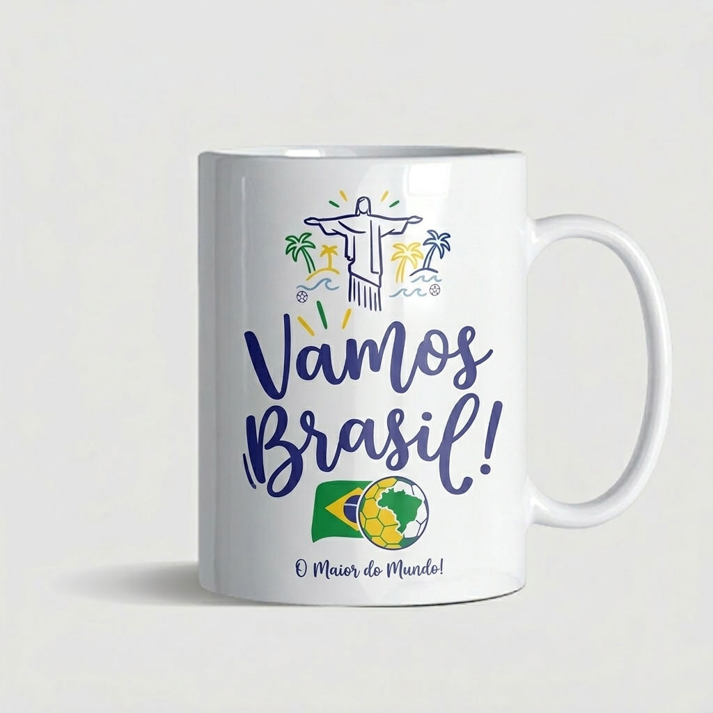 Caneca de Porcelana Personalizada Copa