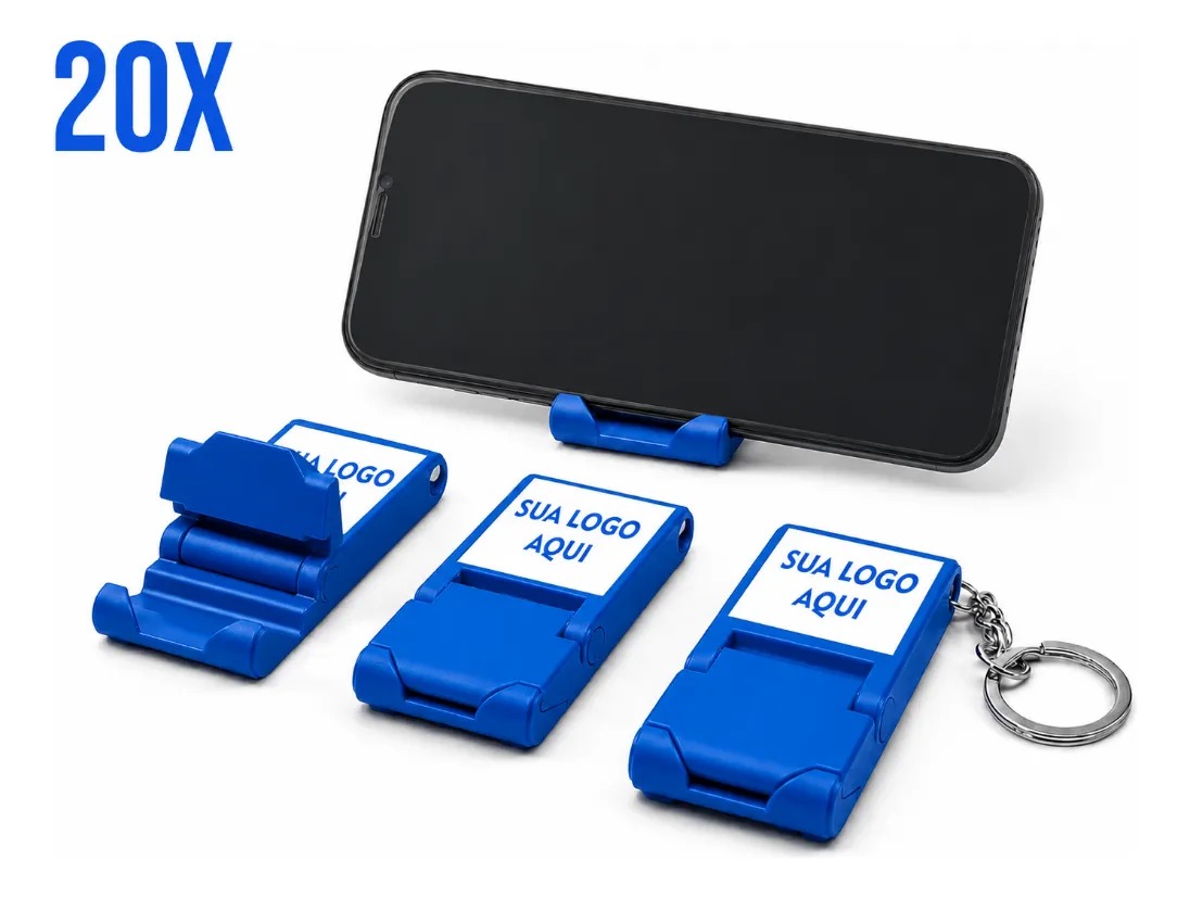 Chaveiro Suporte Celular Personalizavel Portátil Minimalista